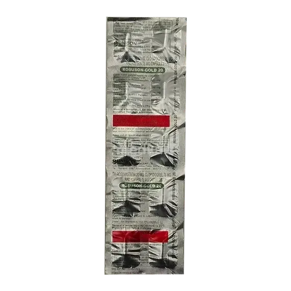 rosuson gold 20mg capsule 10's